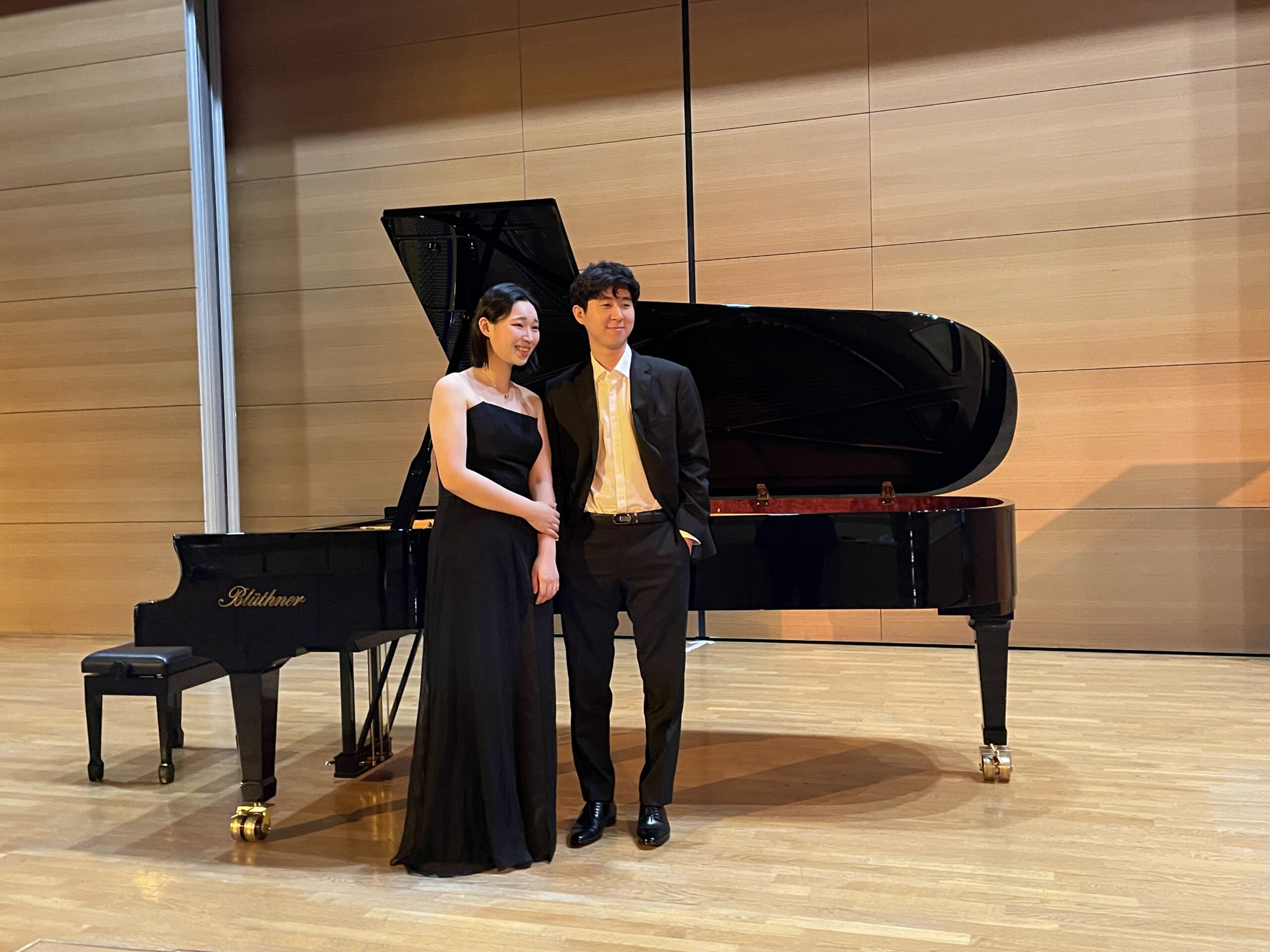 Jiyoung Kim und Samuel Choi spielten in der Reihe „Konzert der Meisterpianist*innen“ am 24. Oktober 2025 im Audimax der Technischen Universität Ilmenau
